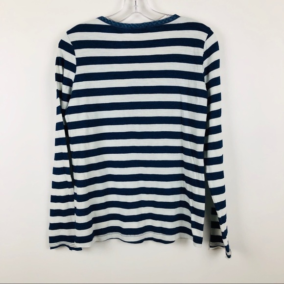 Splendid Henley Indio White Knit Striped Size XS - Picture 4 of 5